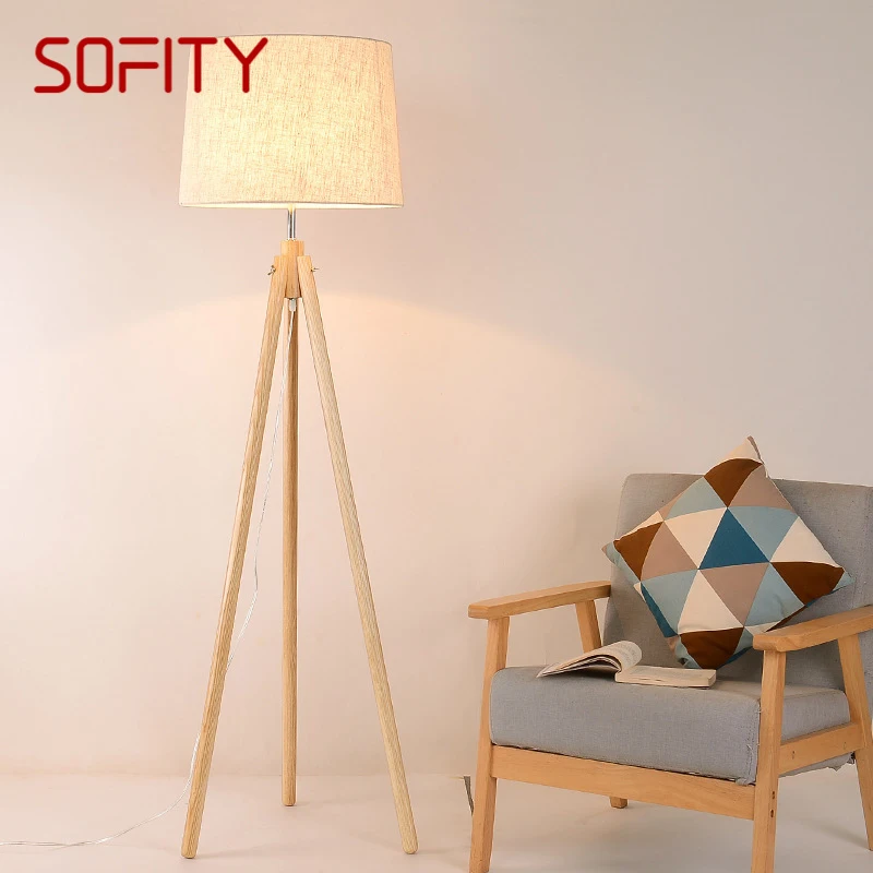 

SOFITY Nordic Floor Lamp Modern Art Family Iiving Room Bedroom Beside The Sofa Creativity LED Decorative Standing Light