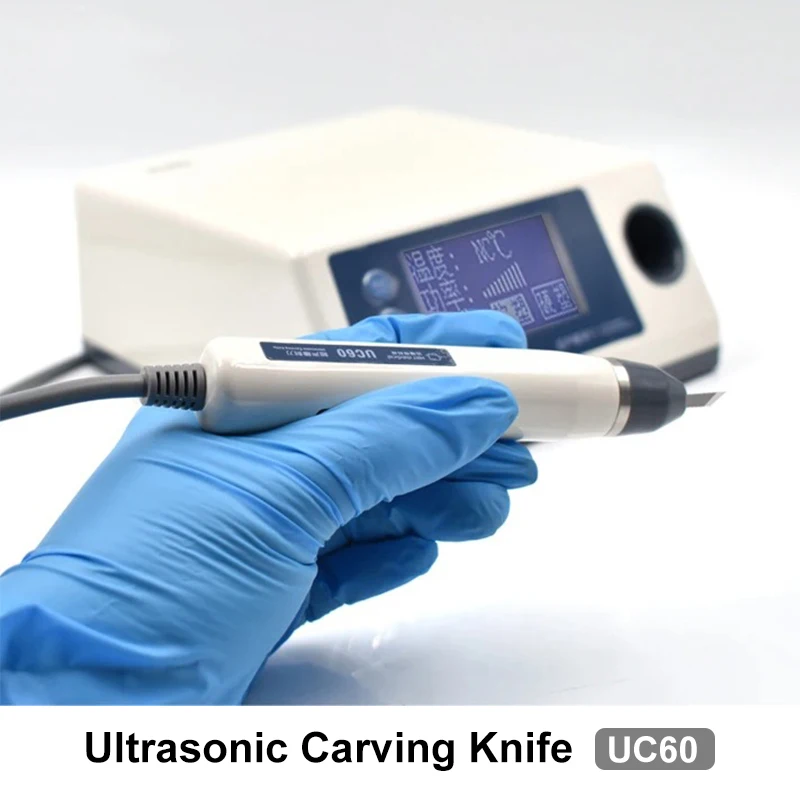 UC60 Dental Electric Ultrasonic Carving Knife With Handpiece Dental Lab Machine with 5 Blades Dentistry Tools