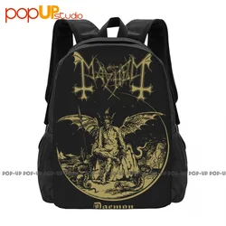 Mayhem Daemon czarny metalowy plecak Mayhem Band duża pojemność Hot Schoolbag spersonalizowany wielofunkcyjny