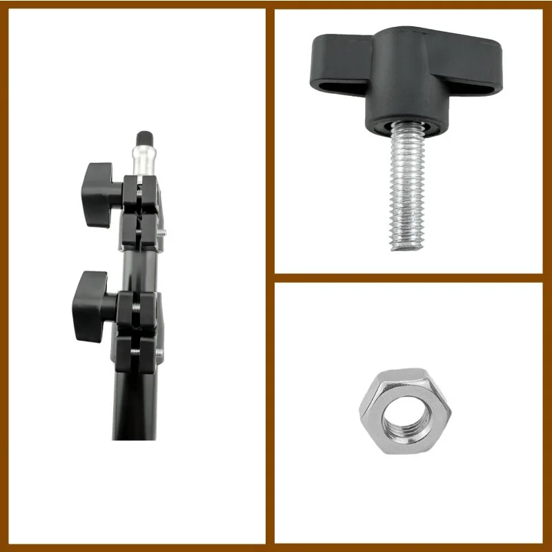 4 Set Knob Thread Clamp Knob Screw 1/4