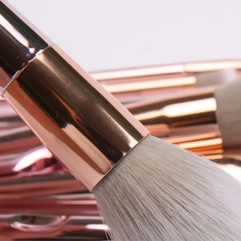 10 teile/satz Champagner Make-Up Pinsel Set für Kosmetische Foundation Puder Erröten Lidschatten Kabuki Blending Make-Up Pinsel Schönheit Werkzeug