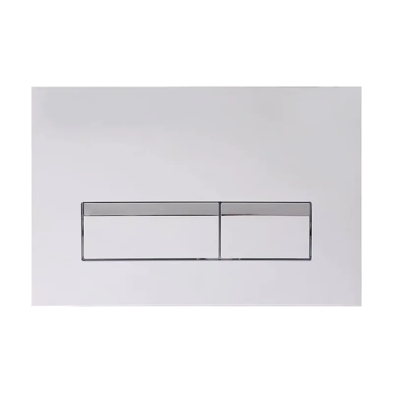 Stainless Steel Hidden Tank Flush Plate Double Actuator Button for Concealed Cistern Wall Mounted Toilet Push Panel
