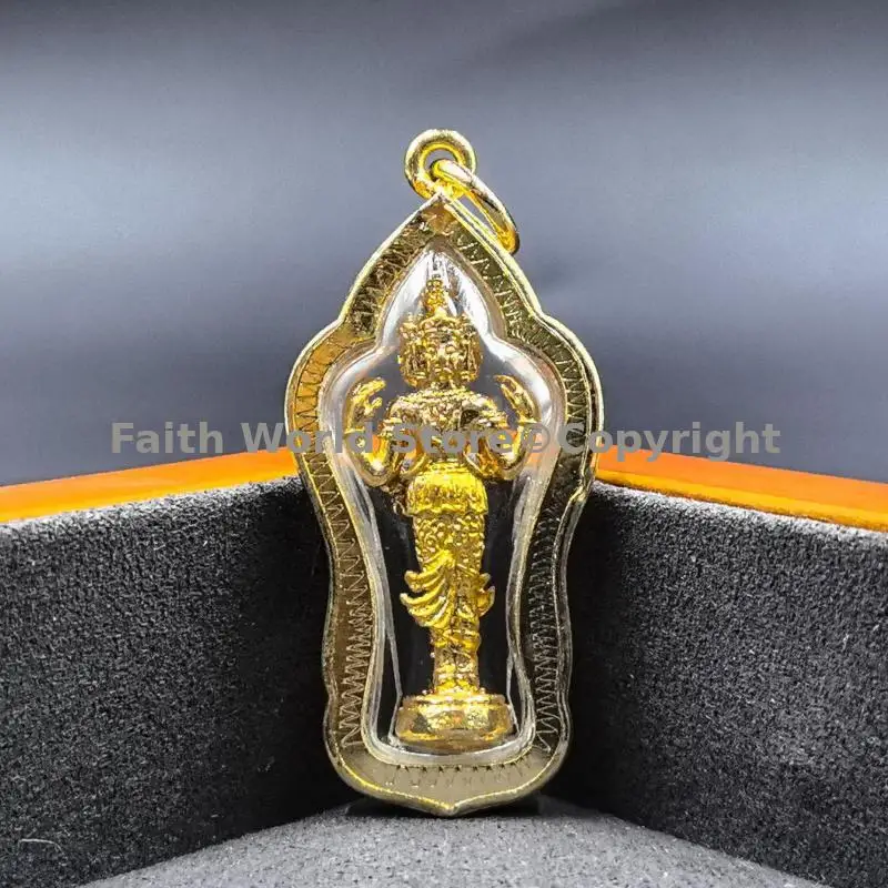 

2024 Aisa Thailand Temple talisman famous Buddhist Love marriage god Phra Thrimurti Buddha Pendant Amulet Bring good luck