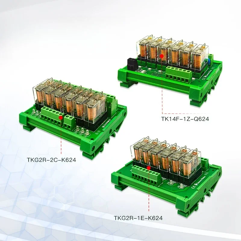 1PCS  G2R-1-E Relay Module Control Signal Control Board PLC Output Amplifier Board Intermediate 8-channel 24V