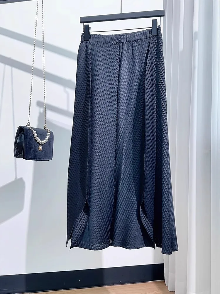 

Новый модный женский осенний сказочный цветной круглый плиссированный топ Ne Svel, повседневная юбка, комплект из двух предметов