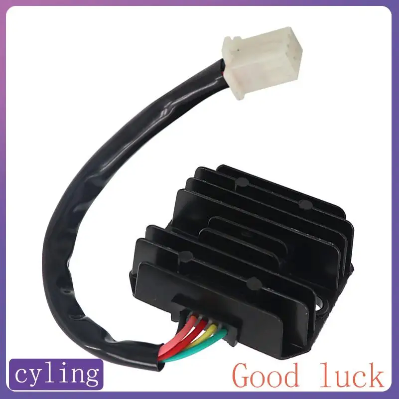 4/5 Pins Wired Motorcycle Rectifier Voltage Regulator 4/5 Pin FXD ZJ 12V GY6 Scooter ATV 50cc 125cc 150cc NEW