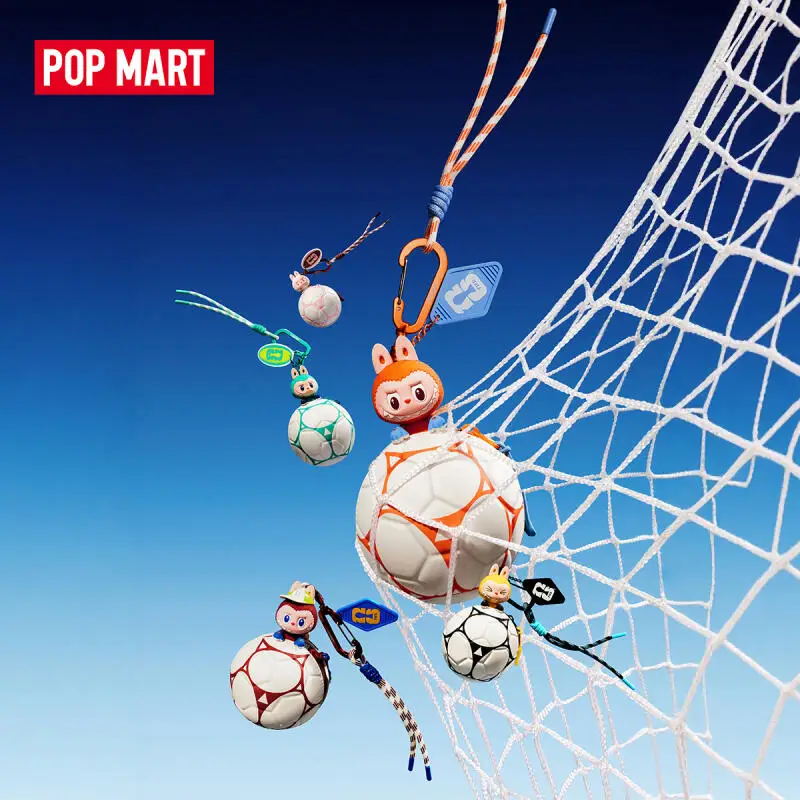 

POP MART THE MONSTERS FIFA SERIES - Мини-фигурки в форме футбольного мяча, оригинальные коллекционные игрушки-сюрпризы, украшения для дома