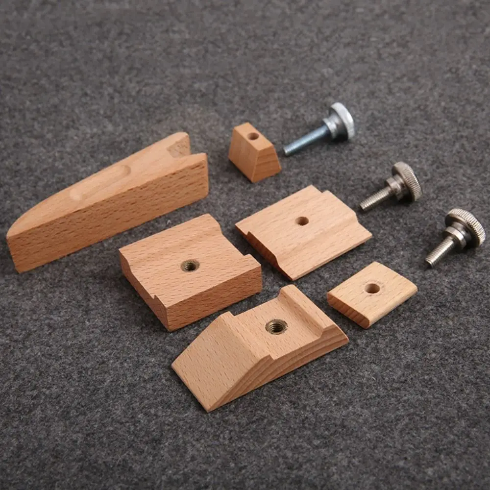 Wooden Board Sandpaper Holder Grinding Clip Inner Corner Sandpaper Grinding Blocks Hand-held Sandpaper Rack