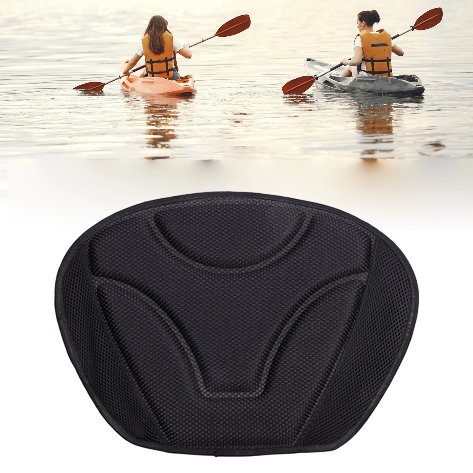 Kayak Back Cushion Kayak Back Pad Thick Nonslip Lightweight Replacement Kayak Seat Pad Kayak Backrest for Boat Canoeing Kayak