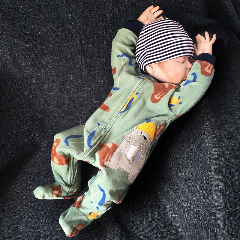 2023 Spring Newborn Baby Clothes Fleece Warm Jumpsuit Ropa De Bebe Coverall Cotton Animal Korean Dinosaur Fox Toddler Romper