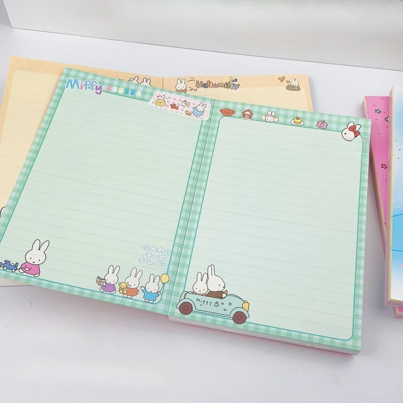 Cartoon Kawaii Miffy New Style A5 Hand Ledger Student Good Look Full Color Pages Thicken Notebook Send To Friends Practical Gift