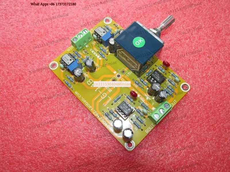 NE5534 Preamp Board 4x Gain Volume Potentiometer Class AA Output