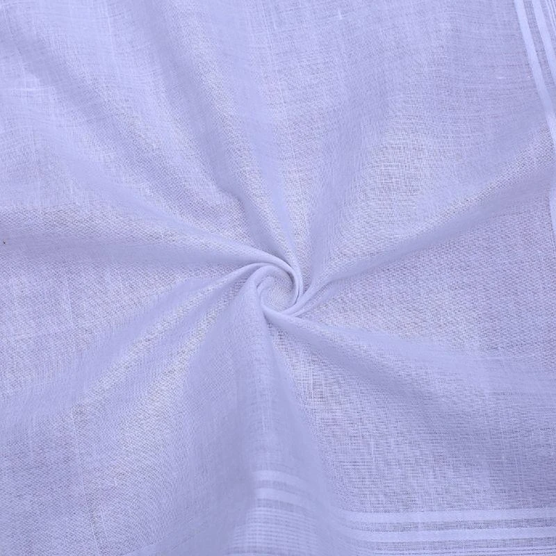 

652F Cotton Pocket Handkerchief for Sweating for Grooms, Weddings for Fitness Enthusiasts and Adventurers White