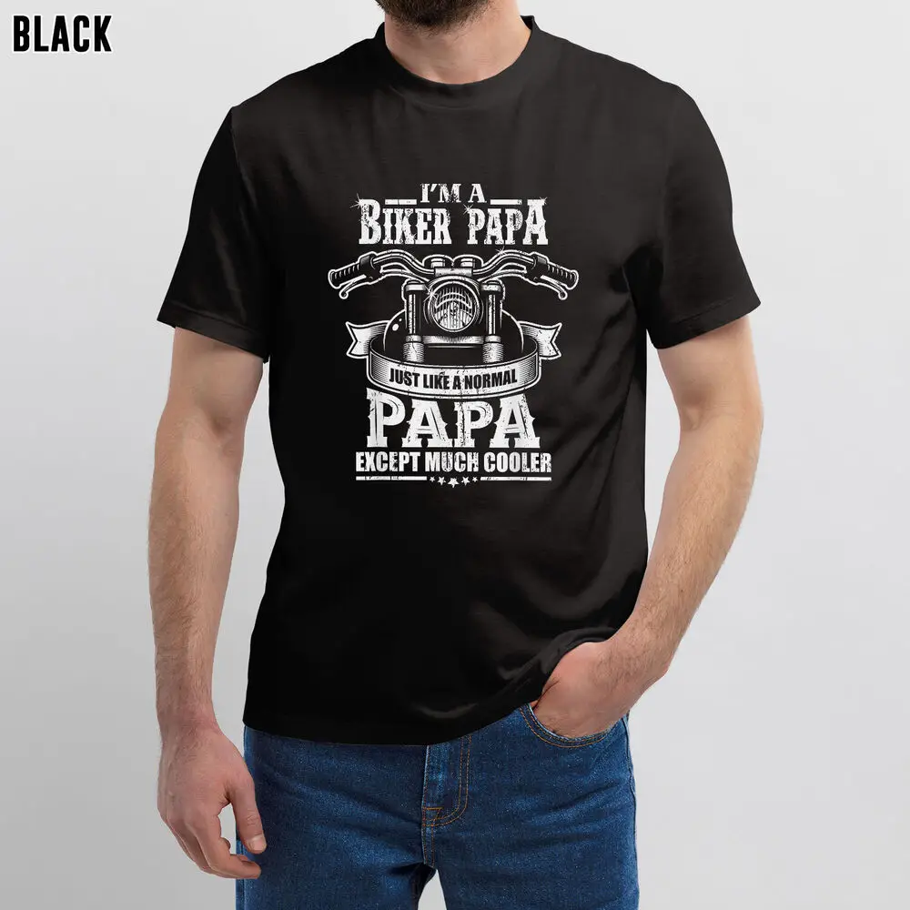 Bike Grandpa Motorcycle Rider Retirement Gift Papa Biker T-Shirt, Gift For Men