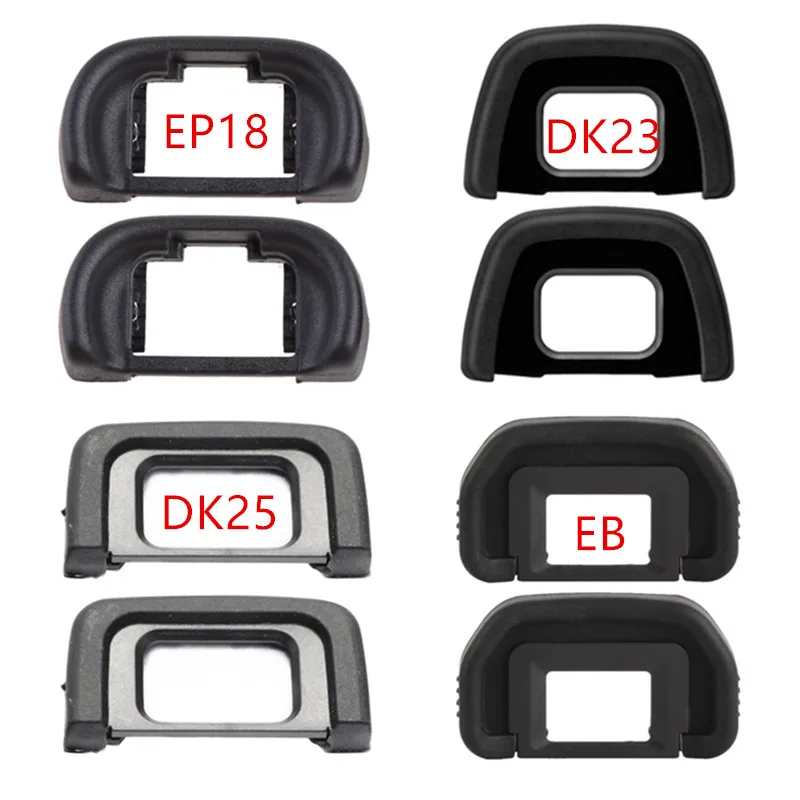 2Pcs DK-25 Eyepiece Eyecup Eye Cup Replace For Nikon D5600 D5500 D5300 D5200 D5100 D5000 D3500 D3400 D3300 D3200 D3100 DK25