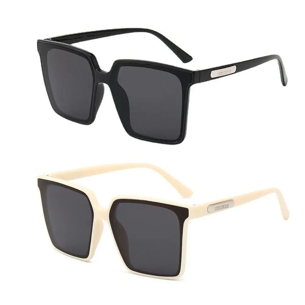 

Punk Square Frame Sunglasses Street Style Sun-Protective Driving Glasses Summer Accessories Outdoor UV Resistant Eyewear
