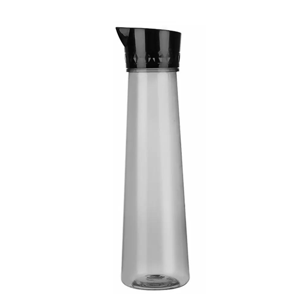 

1pc Juice Pitcher PC ABS Material Black Cover Waterproof Ring Outlet No Leakage Great for Parties Kitchen Bar Use