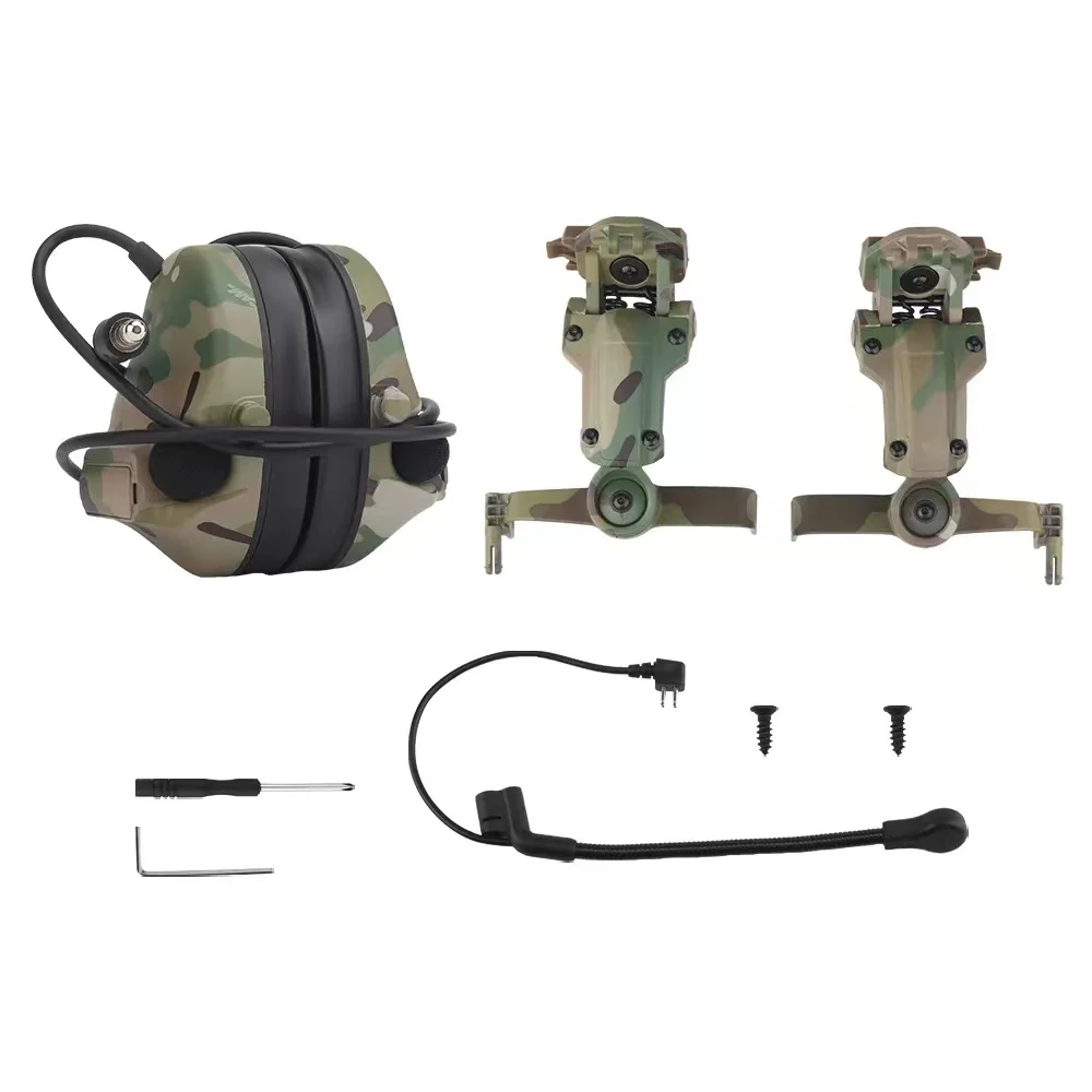 Casque antibruit de tir militaire tactique, cache-oreilles de casque, casques rapides, OPS, Wendy M-LOK Arc