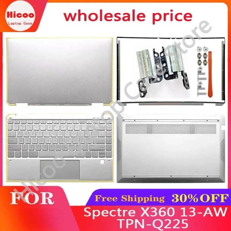 For HP Spectre X360 13-AW TPN-Q225 Brand NEW Laptop Case Cover LCD Back Cover/Front Bezel/Palmrest Keyboard Touchpad/Bottom Case
