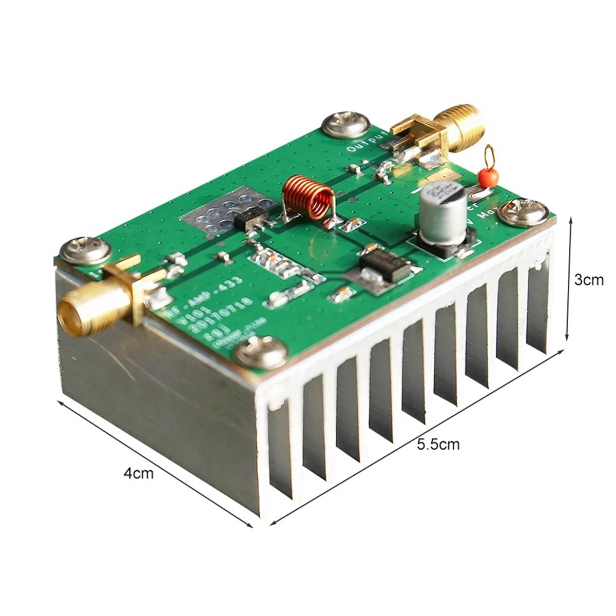 A88X 433 МГц 8 Вт плата усилителя мощности RF HF высокочастотные усилители цифровой усилитель мощности