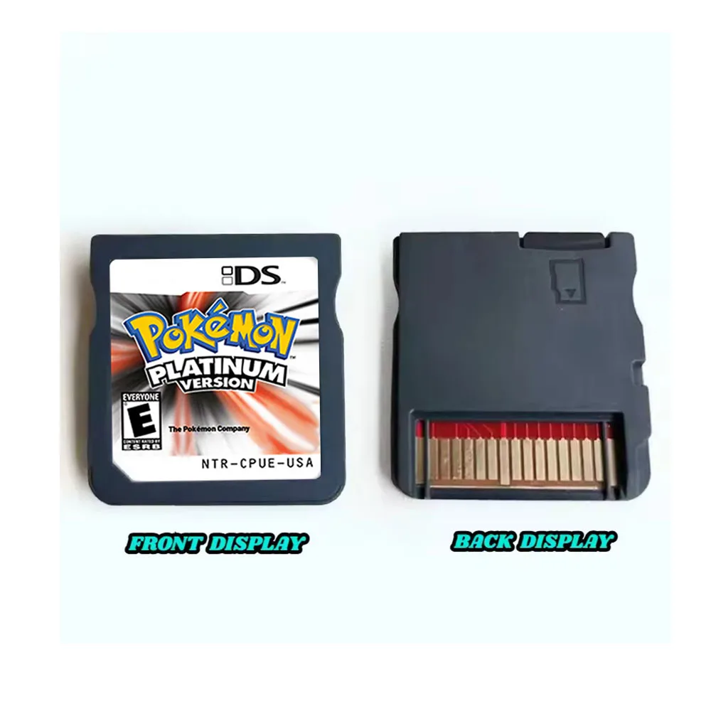 #Pokemon NDS Game Card 3DS 2DS DS Card SoulSilver HeartGold Platinum Game Card Pokemon Game Card BLACK Collecting Hobbies Gifts