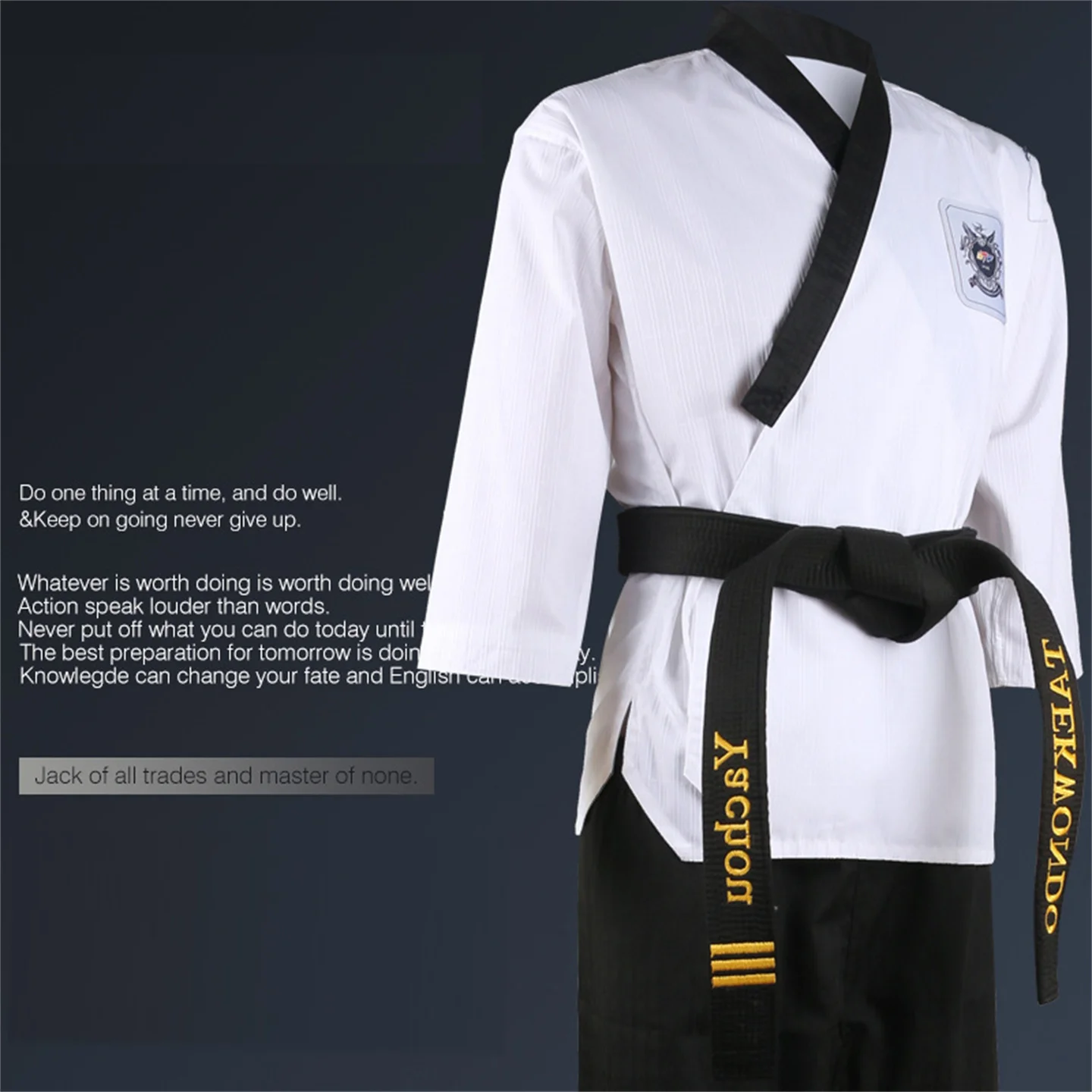 Dla dorosłych i dzieci Jujutsu Dobok Taekwondo Uniform Kungfu Coach Suit gimnazjon strój treningowy mężczyźni kobiety karate koszula i zestaw spodni