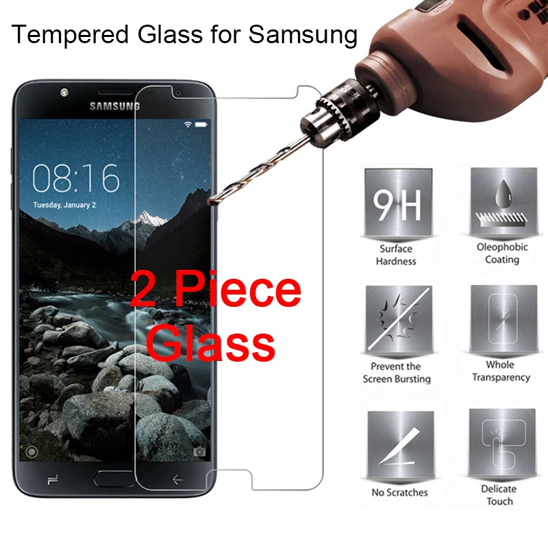 1/2 Pieces Screen Protector Film for Samsung J5 2016 J3 Pro Protective Glass Tempered Glass for Samsung J7 2017 J730 HD 9H Glass