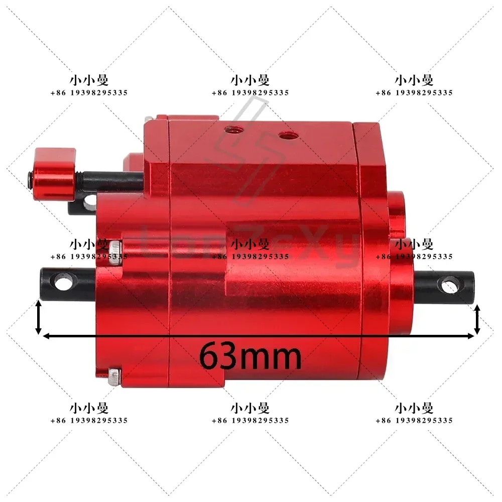 2 Speeds Transfer Case Gearbox Transmission Box 46x53x32mm for Axial SCX10 RC 4WD D90 1/10 RC Crawler Car Upgrade Parts
