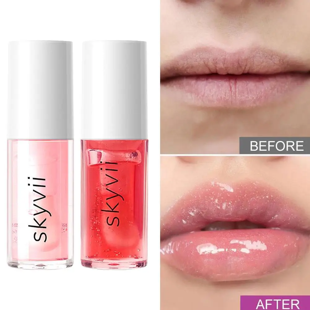 Lippen öl feuchtigkeit spendend feuchtigkeit spendend und Anti-Cracking Lippen maske Balsam sexy Glow Oil Plump ing Behandlung Wasser Lippen Lippen glänzende Lippe a5t6