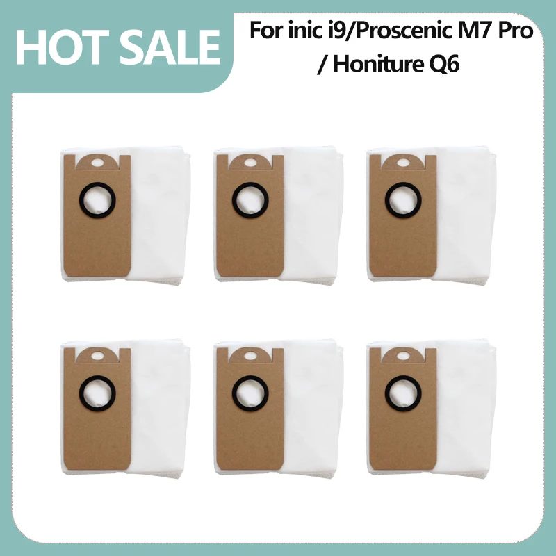 Compatible For inic i9, Proscenic M7 Pro, Honiture Q6, Kyvol Cybovac S31, Lenovo T1 T1S Pro, Xbot L7 Pro  Dust Bag