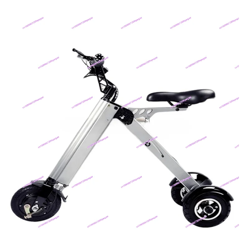 Minimalist mini electric bicycle, three wheeled folding electric scooter, adult intelligent electric bicycle 250W 36V 7.8Ah