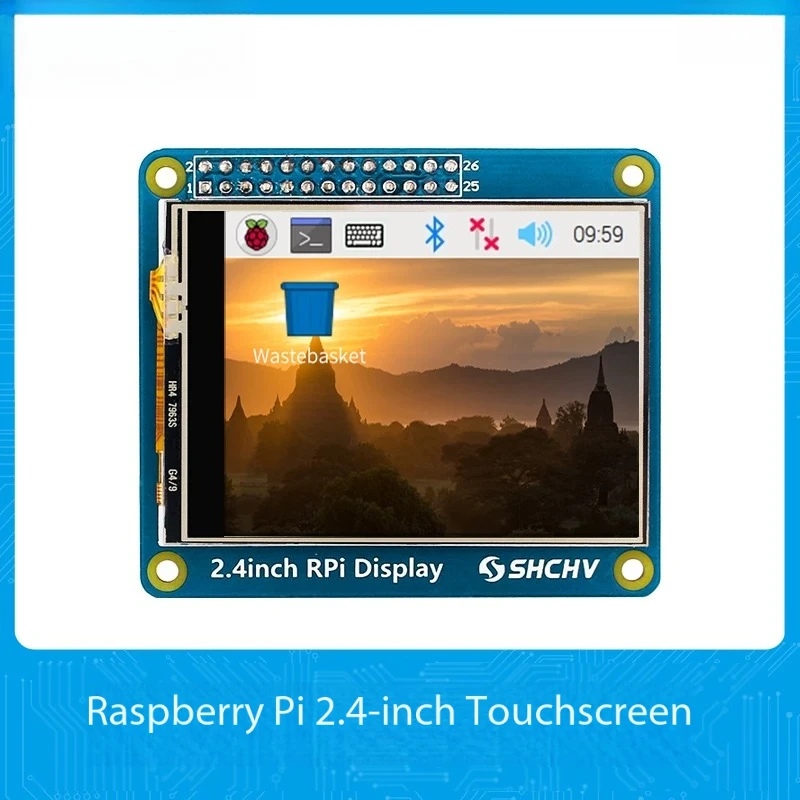 Raspberry Pi 2.4 Inch SPI TFT LCD Touch Display 320x240 for 5 4B 3B+ Zero 2W