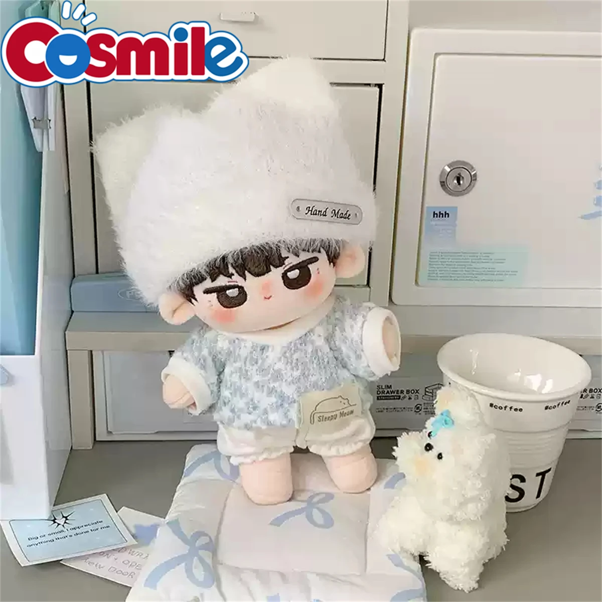 20cm Doll Clothes Fashion Sweet Cool Costume Suit Stuffed No Attribute Plushies Plush Doll Accessories Anime Toy For Kids Gifts