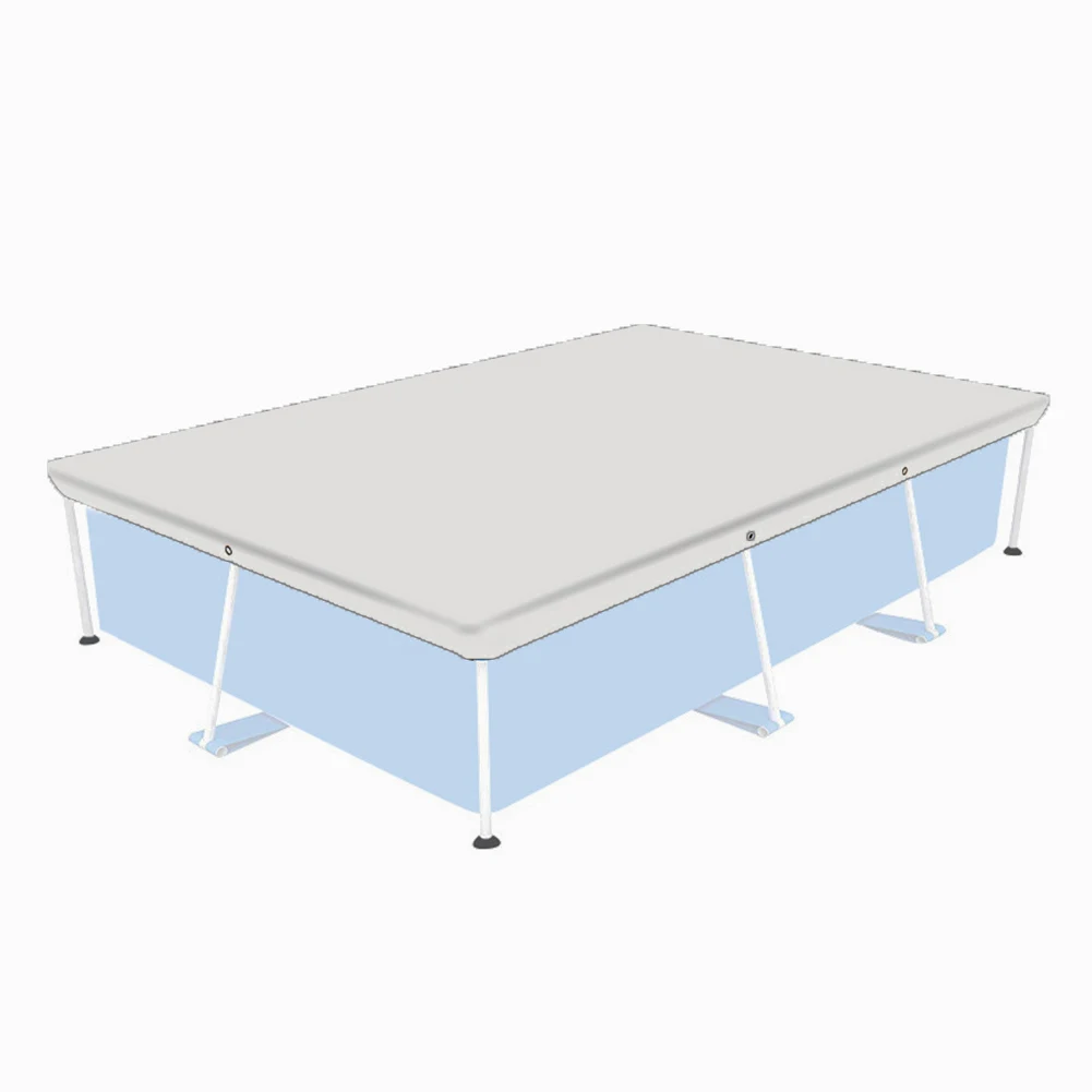 Swimming Pool Cover with PU Coated Oxford Fabric and Reflective Silver for Outdoor Dustproof and Heat Retention
