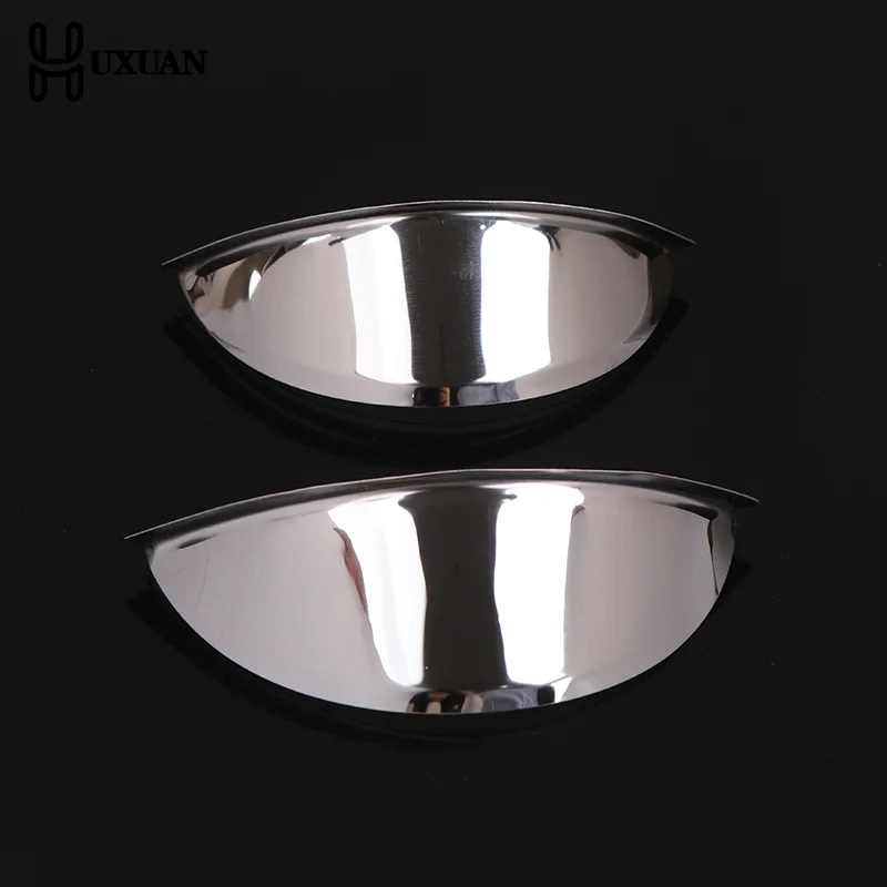 1 قطعة العالمي كروم معدن سكوتر العلوي غطاء غير نافذ للمطر 5.75 "/7" ل مقهى المتسابق Ducati دراجة نارية الجبهة مصباح قناع