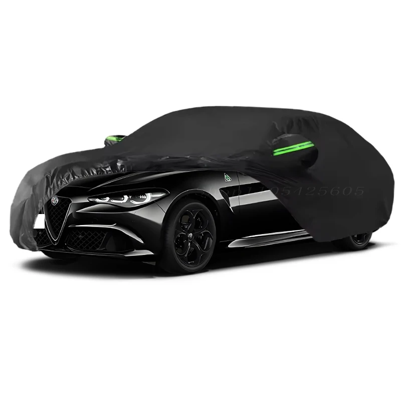 For Alfa Romeo Giulia Outdoor Protection Full Car Covers Snow Cover Sunshade Waterproof Dustproof Exterior Car Accessories