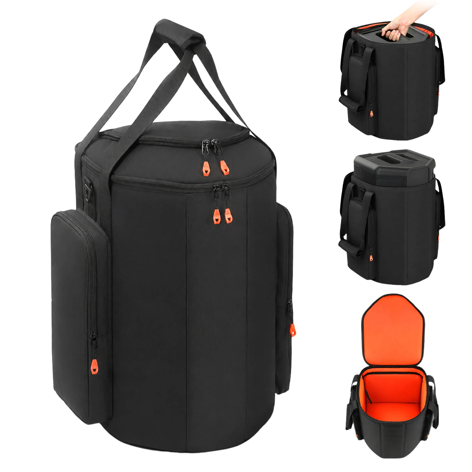 Hard Shell Shockproof Carrying Case for EON ONE Compact Ultra Waterproof Multi-pocket Adjustable Shoulder Strap