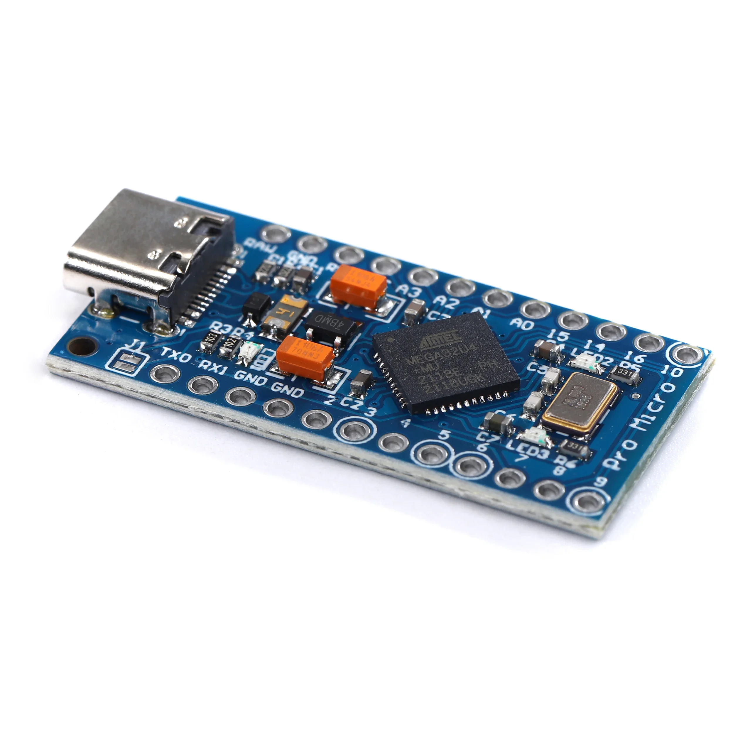 Pro Micro ATmega32U4 5V 16MHz استبدال ATmega328 لـ ATMega 32U4 Pro Mini مع رأس دبوس صفين