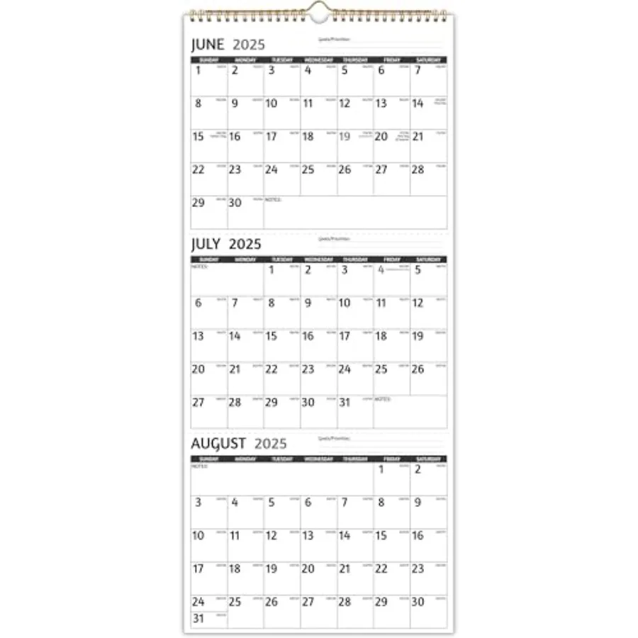 20252026 تقويم الحائط 3 أشهر التقويم 20252026 عمودي يوليو 2025 سبتمبر 2026 3 أشهر تقويم الحائط 11x26 في افتتاح 2025 التقويم #1