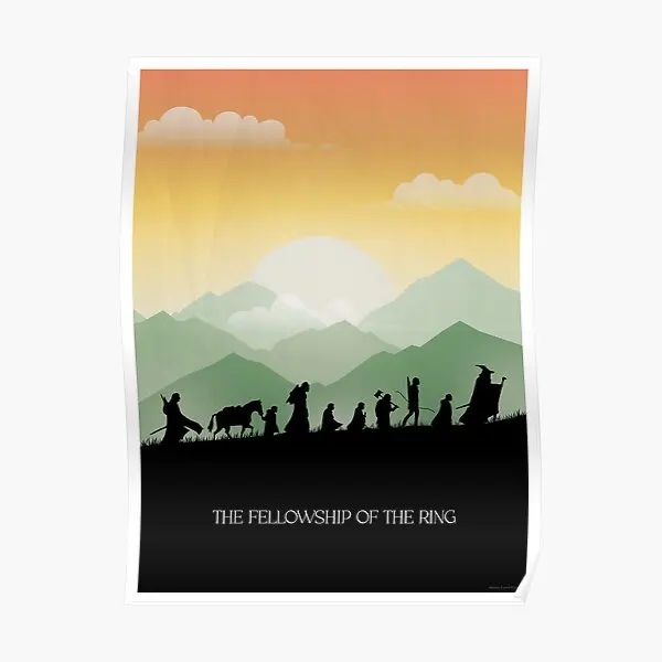 Lord Of The Ring The Fellowship Of The  Poster Modern Decor Home Painting Decoration Art Picture Print Vintage Funny No Frame