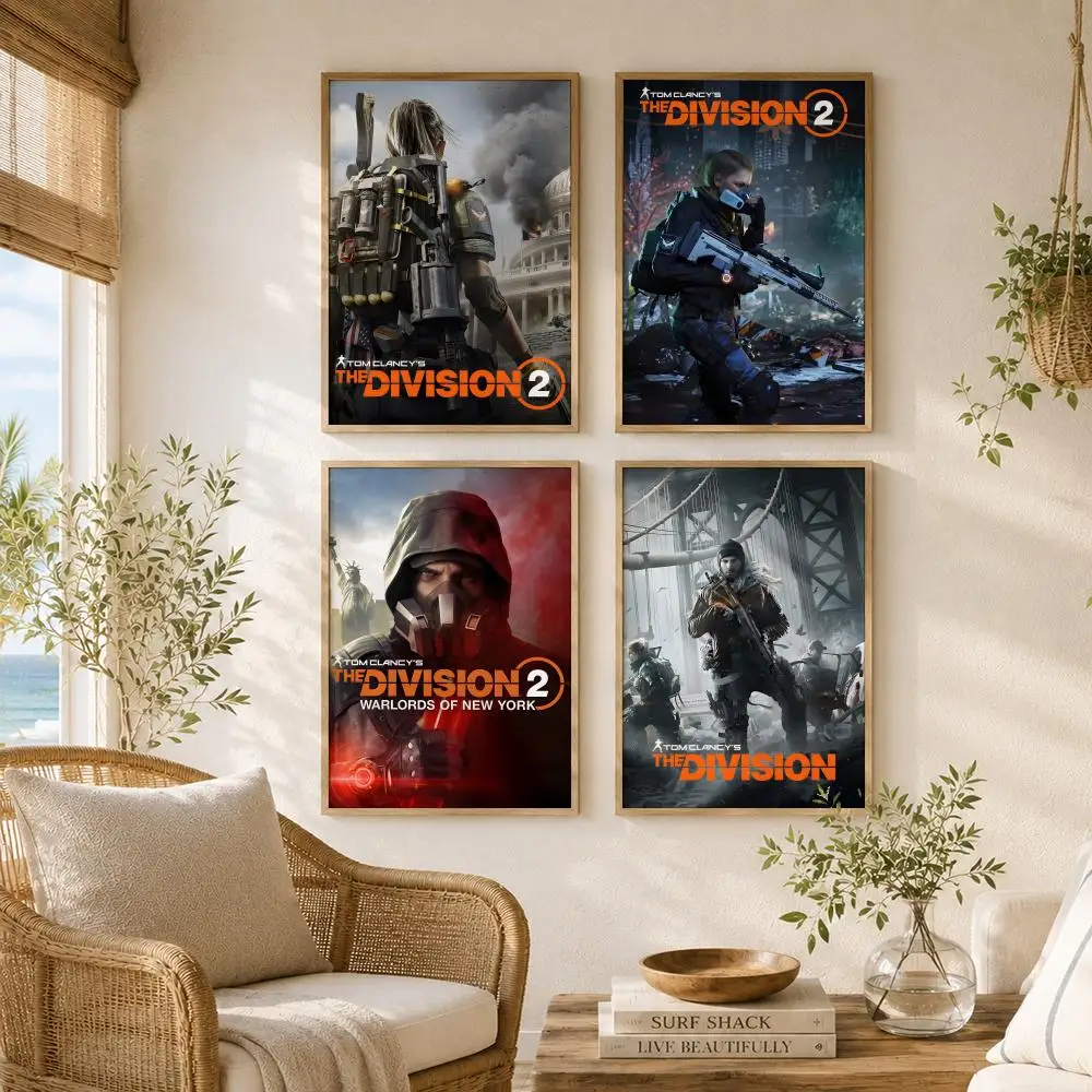 Game T-Tom Clancys The Division Poster Versatile HD Waterproof Wall Art Self-Adhesive Decor for Any Space Ideal Gift view 3