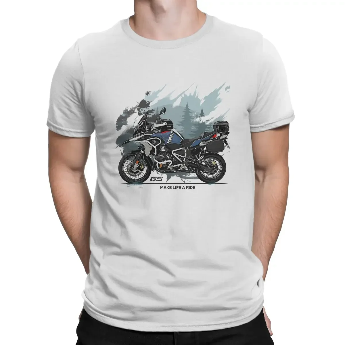 

Motorcycle GS 1250 Crazy 100% Cotton Tees Short Sleeve GS T Shirt Crewneck Clothing Gift Idea Men's T-Shirt men t shirt