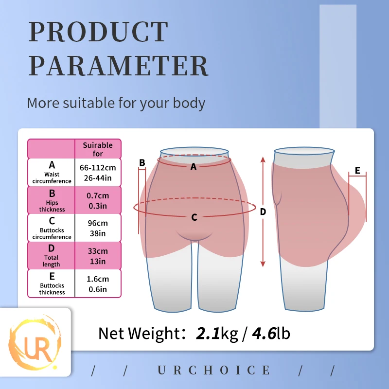 Silicone Fack Vagina Pants Realistic Buttock and Hips Enhancer Panties Cross Dressing Male to Female Shapewear Cosplay Sissy