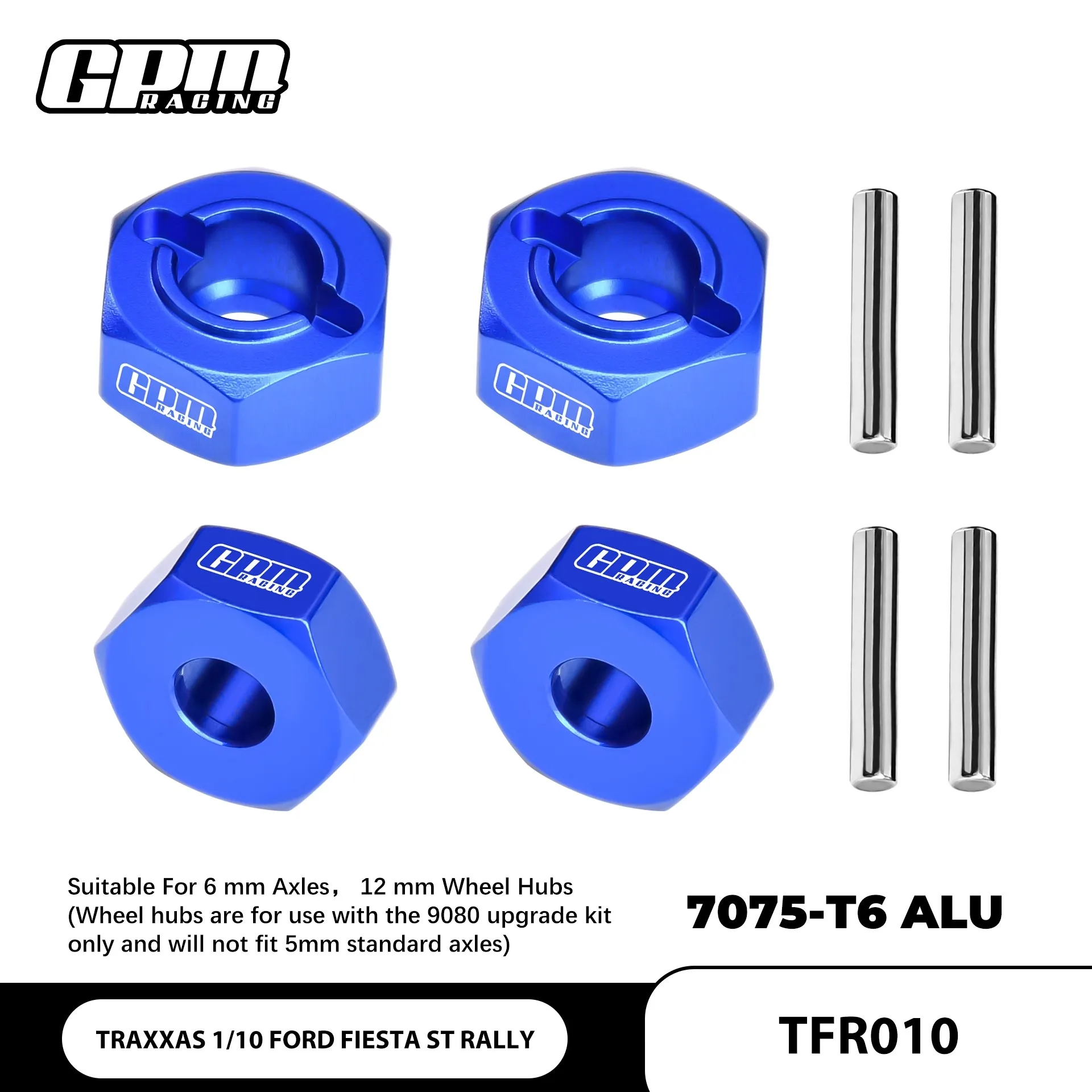

TRAXXAS 1/10 Ford Rally 1/8 Jato Aluminum Hexagon Joint 12MM Shaft Hole 6MM Complete Set