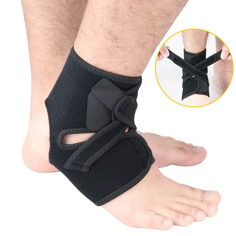 1pc Sports Ankle Brace Support Compression Sleeve Basketball Football Ankle Wrap Guard For Arthritis, Joint Pain, Strains