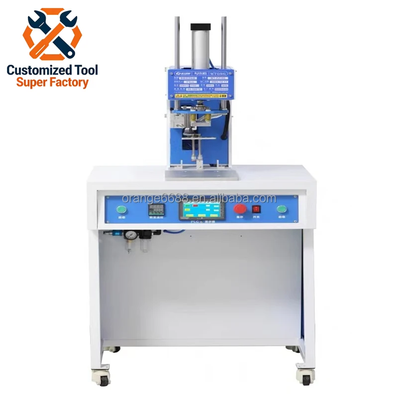 Automatic electric hot press, for T-shirt clothing logo printing, trademark embossing, high speed 25 pieces/min