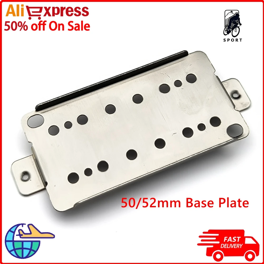 Copper Nickel Alloys Humbucker Guitar Neck Bridge Pickup Baseplate Frame 50/52mm Base Plate Guitar Accessories