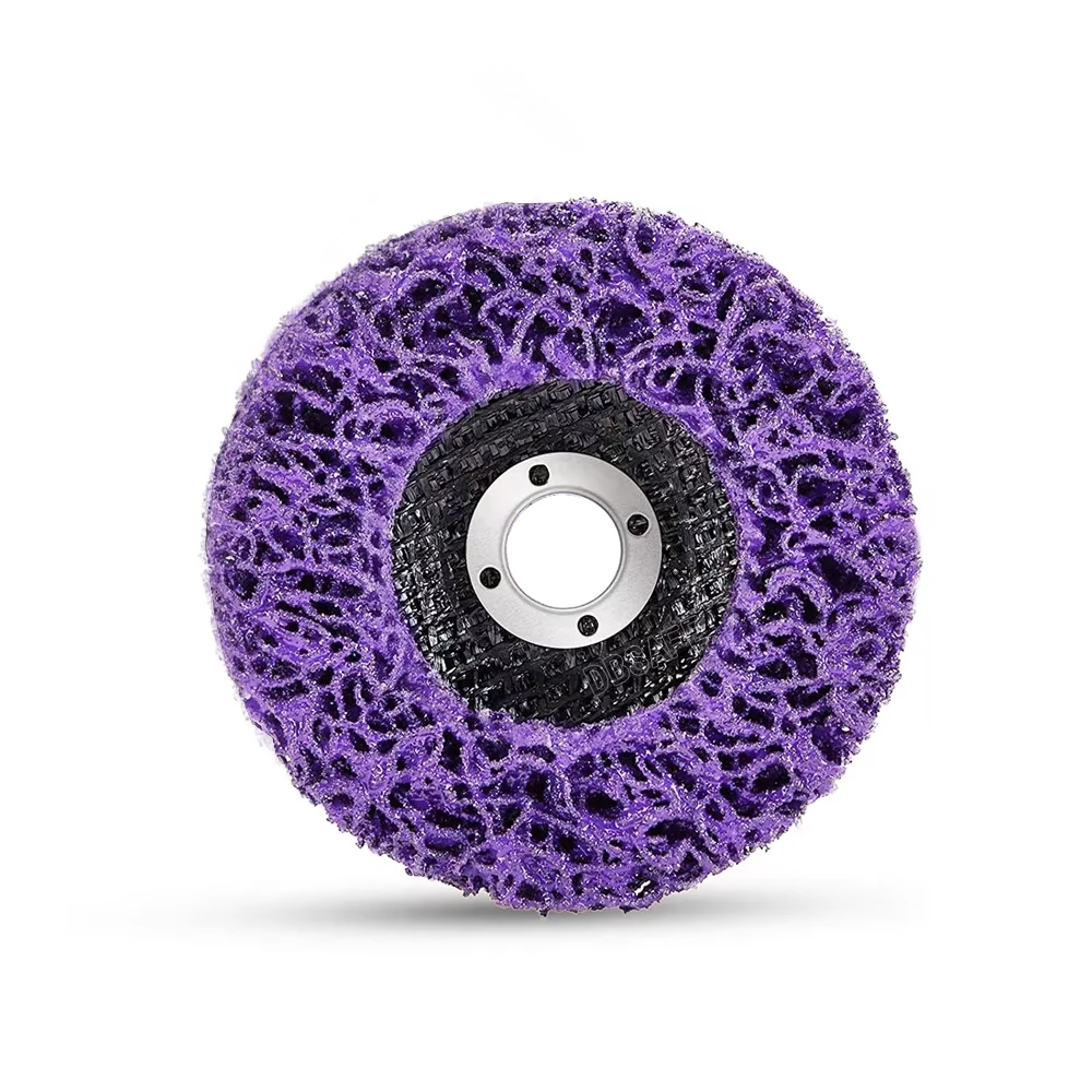 1PCS100/115/125mm Koraal Schijf Poly Strip Disc Diamant Slijpschijf Flap Disc voor haakse Slijper Verf Roest Verwijderen Schoon Schurende