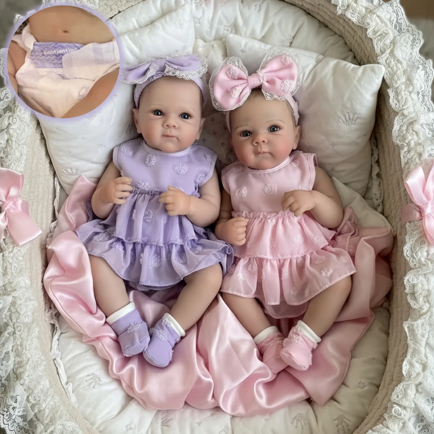 

18-дюймовая кукла Bettie Bebe Girl Reborn, мягкая виниловая кукла для всего тела, реалистичная игрушка для новорожденных, Muñecas Reborn, окрашенная