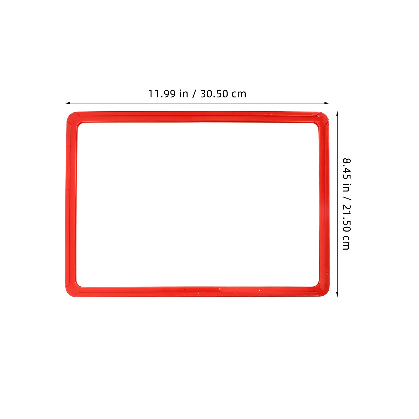Heavy Duty Magnetic A4 Label Holder for Supermarket Sign Display – Clear ABS/PVC Advertising Sign Frame